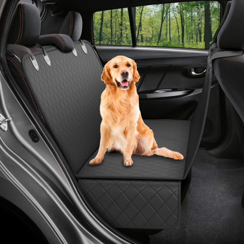 Waterproof Dog Car Seat Cover with Mesh View | Safety Hammock