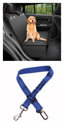 Waterproof Dog Car Seat Cover with Mesh View | Safety Hammock