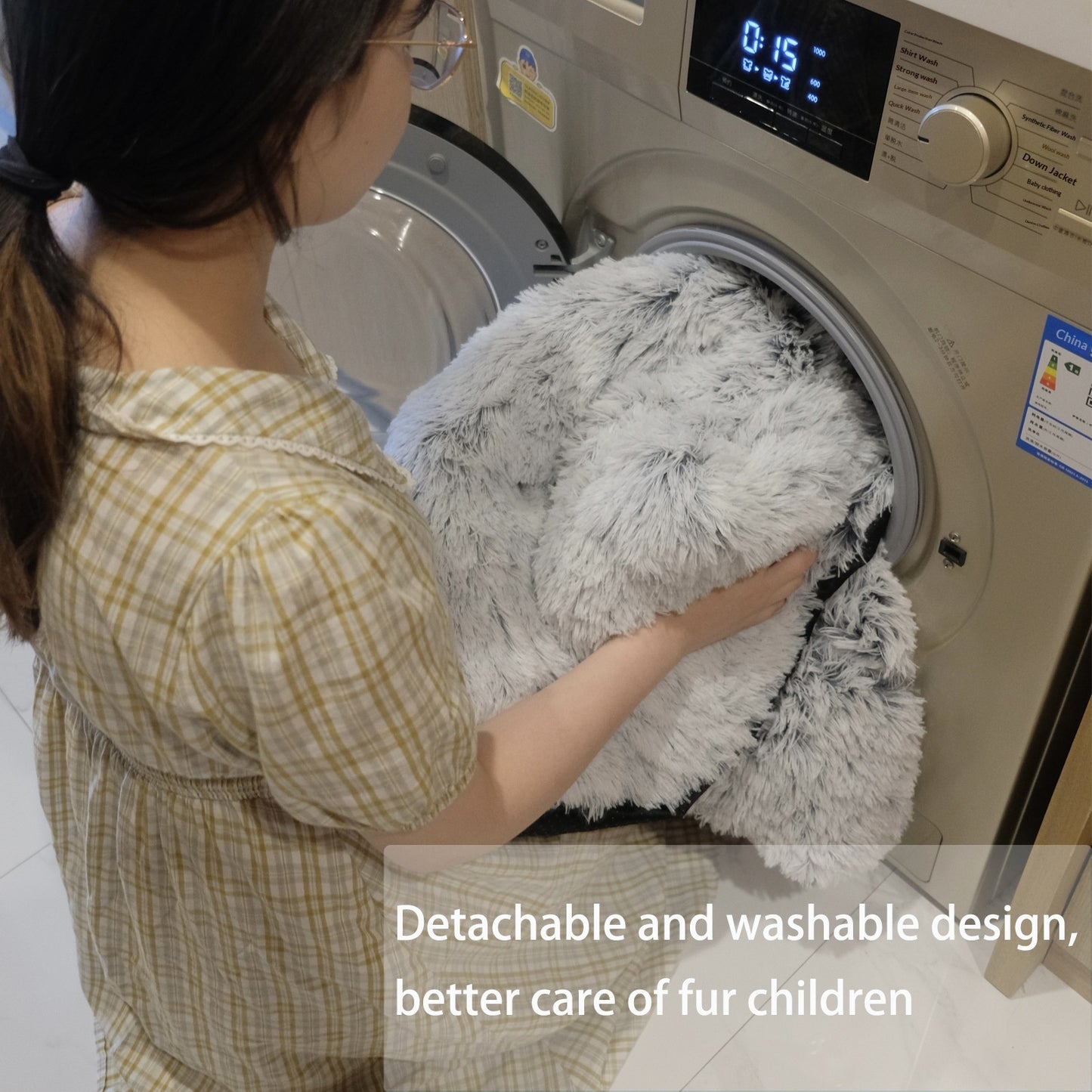 Calming Orthopedic Dog Bed | Washable Anti-Anxiety Pet Sofa