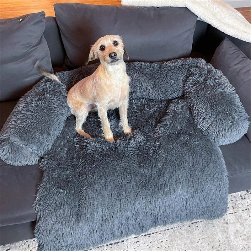 Calming Orthopedic Dog Bed | Washable Anti-Anxiety Pet Sofa