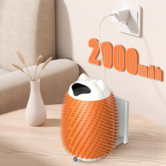 Electric Smart Cat Scratching & Petting Post | Automatic Massage Toy - NaturePawPlay