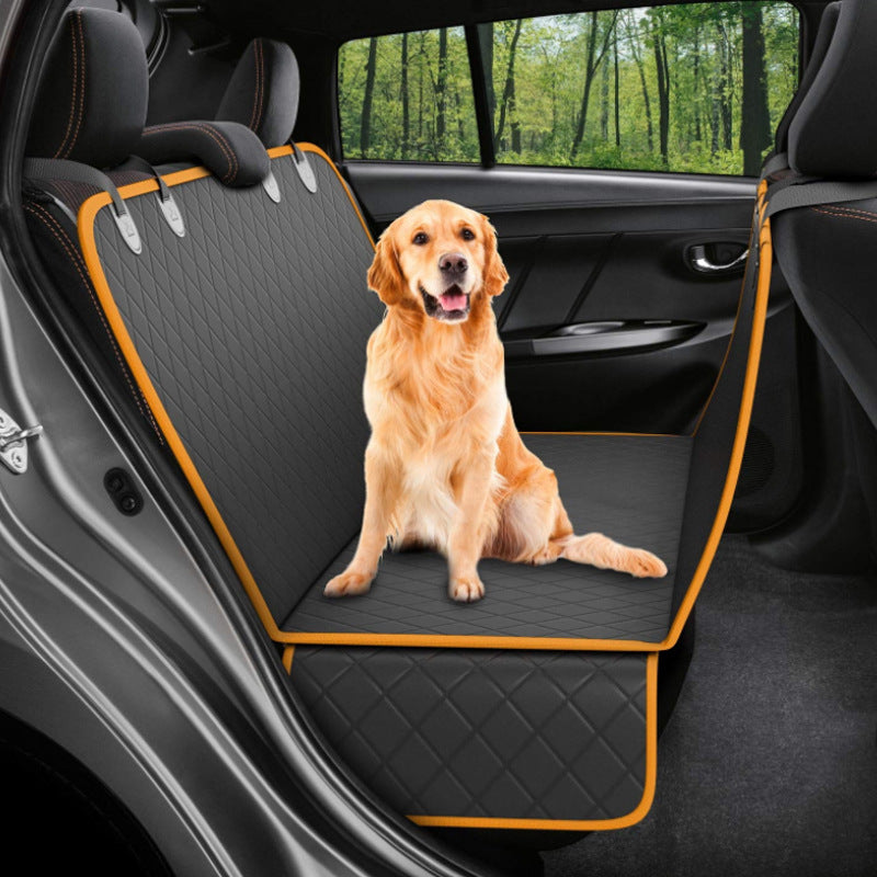 Waterproof Dog Car Seat Cover with Mesh View | Safety Hammock