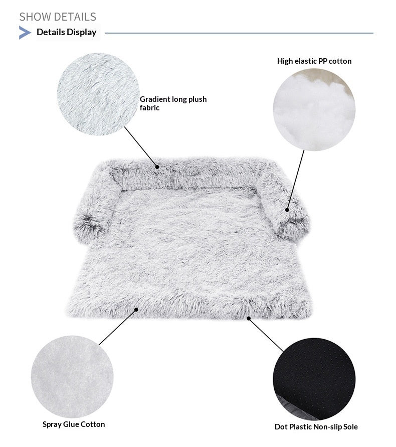Calming Orthopedic Dog Bed | Washable Anti-Anxiety Pet Sofa
