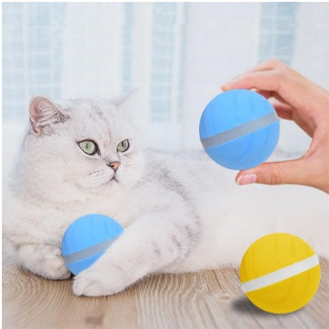 Interactive Smart Pet Toy Ball | USB Rechargeable & Automatic Move - NaturePawPlay