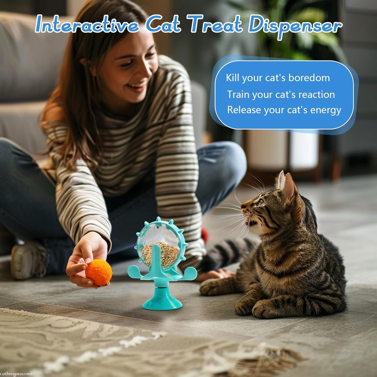 Cat Puzzle Feeder Toy