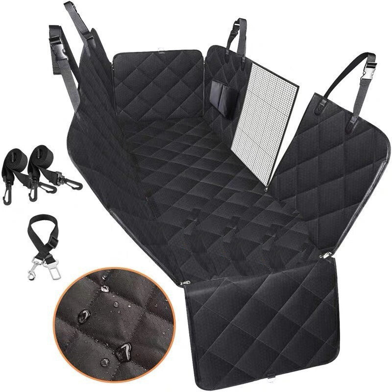 Waterproof Dog Car Seat Cover with Mesh View | Safety Hammock